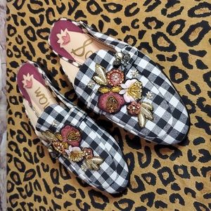 Sam Edleman Embelished Slip-on Half Loafer Sz 7.5 NWT